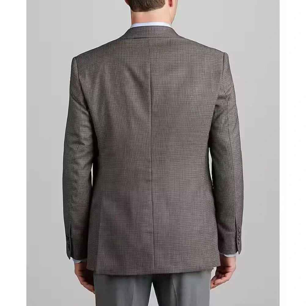 Jos A Bank‎ Mens Blazer 42R Traditional Fit Check Sportcoat D040214